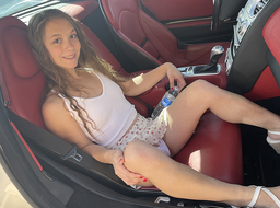 FTV Mira Spreading Legs In Super Car