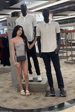 Delicious Babe Camila Posing Naked By A Car