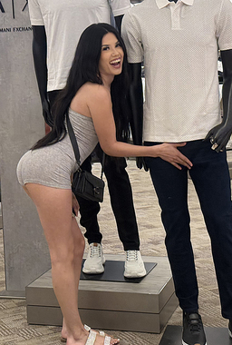 Delicious Babe Camila Posing Naked By A Car