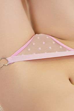 Sonya Elf Stripping Off Pink Panties