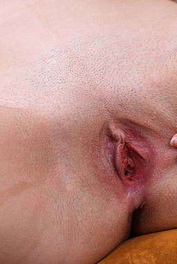 Katy Zachry Toying In Black Fishnet