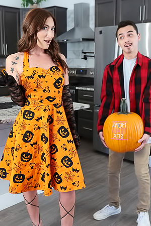 Whitney Oc And Juan Loco Enjoy Pumpkin Decorating With Big Boobs And Rough Sex