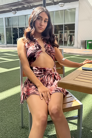 Krystal In Upskirt In Public