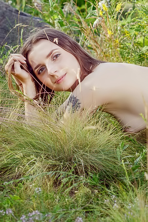 Zhy Zhy Dreaming in Doggy Style with Her Tattooed Pussy on Display